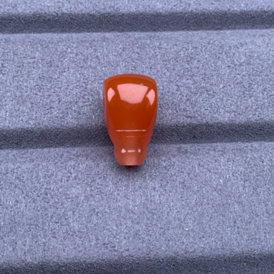 天然保山南红三通11MM全品无暇