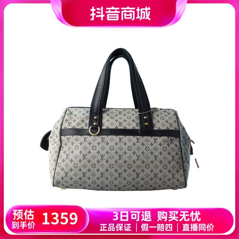红布林/路易威登/VINTAGE大号灰色老花手提波士顿包/529883/hbl