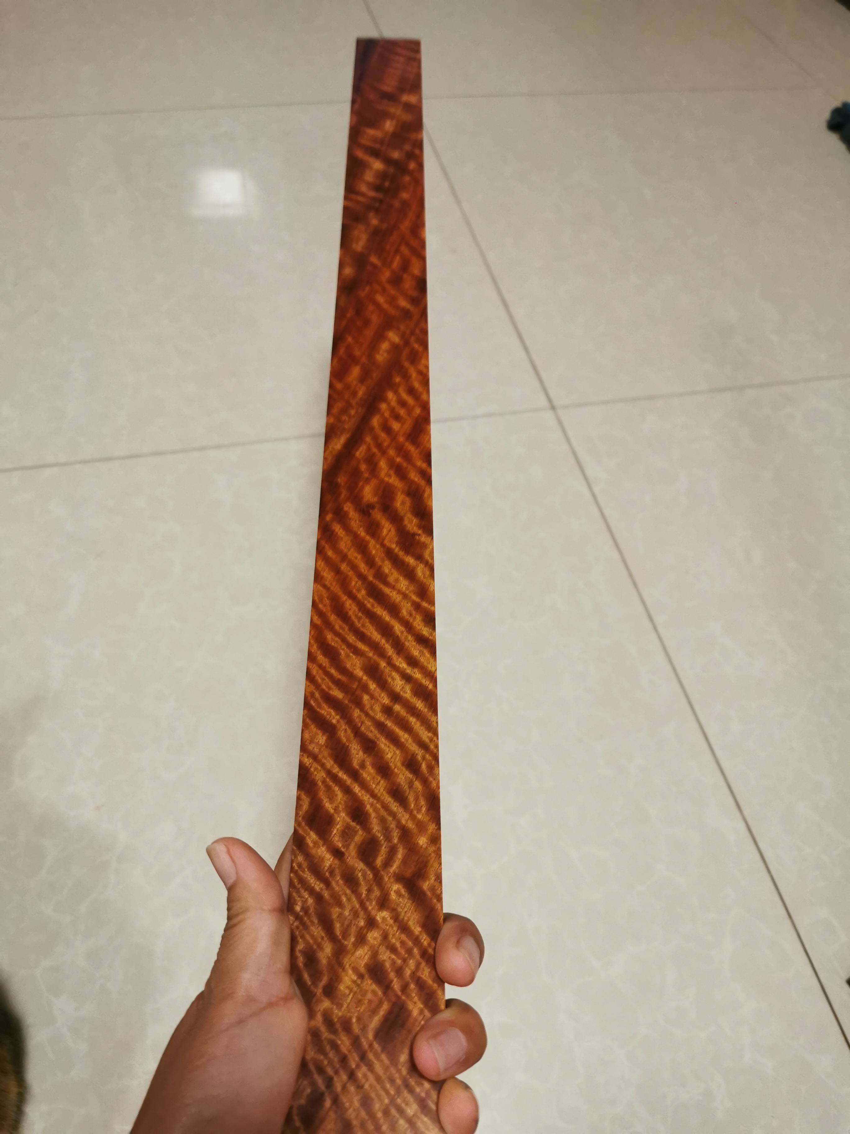 缅甸花梨水波木料