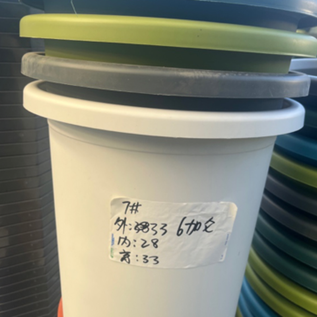 新料树脂四季花盆加厚7#（6加仑）