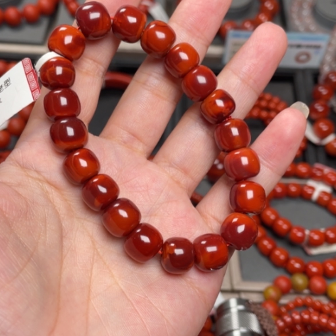 【闪购商品】南红玛瑙手链未镶嵌慢**快