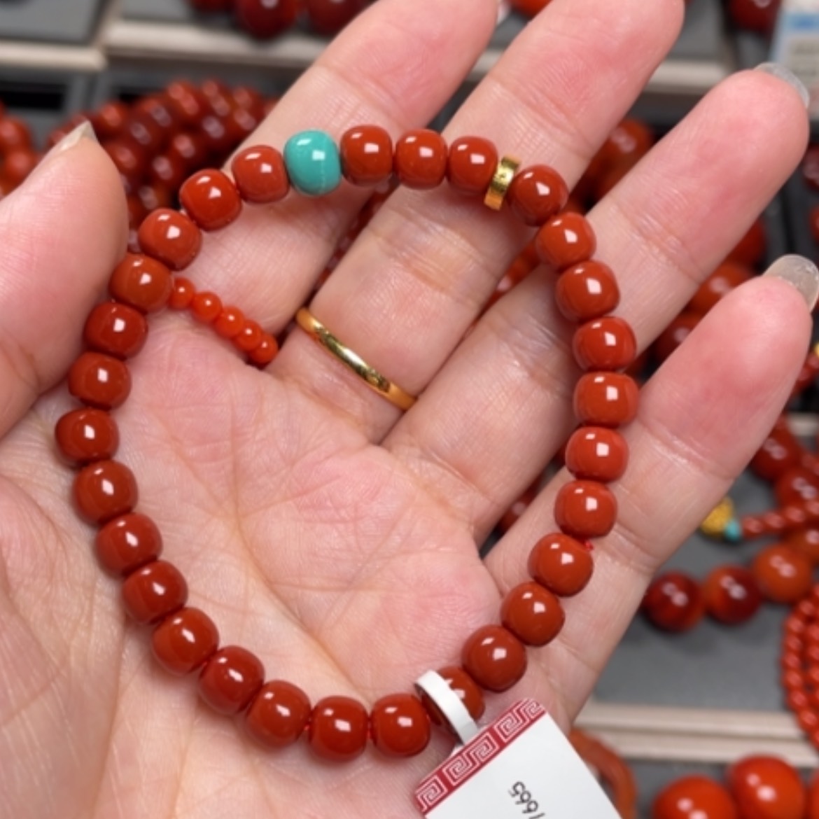 【闪购商品】南红玛瑙手链未镶嵌⑧**代