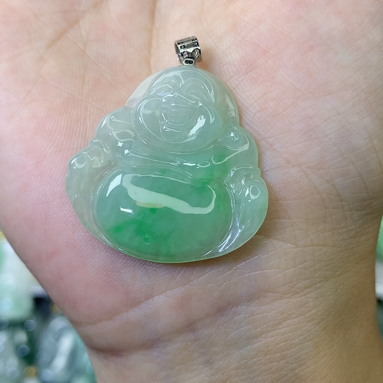 【闪购商品】翡翠颈饰18K金镶嵌