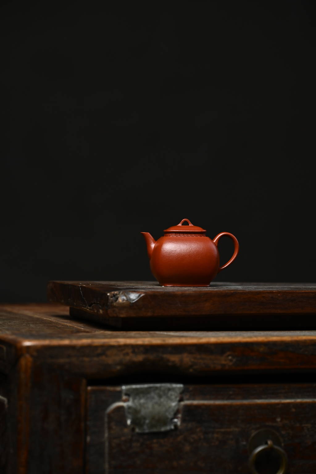 【四方】郭健 实力派方器陶手 朱泥 全手工  100cc