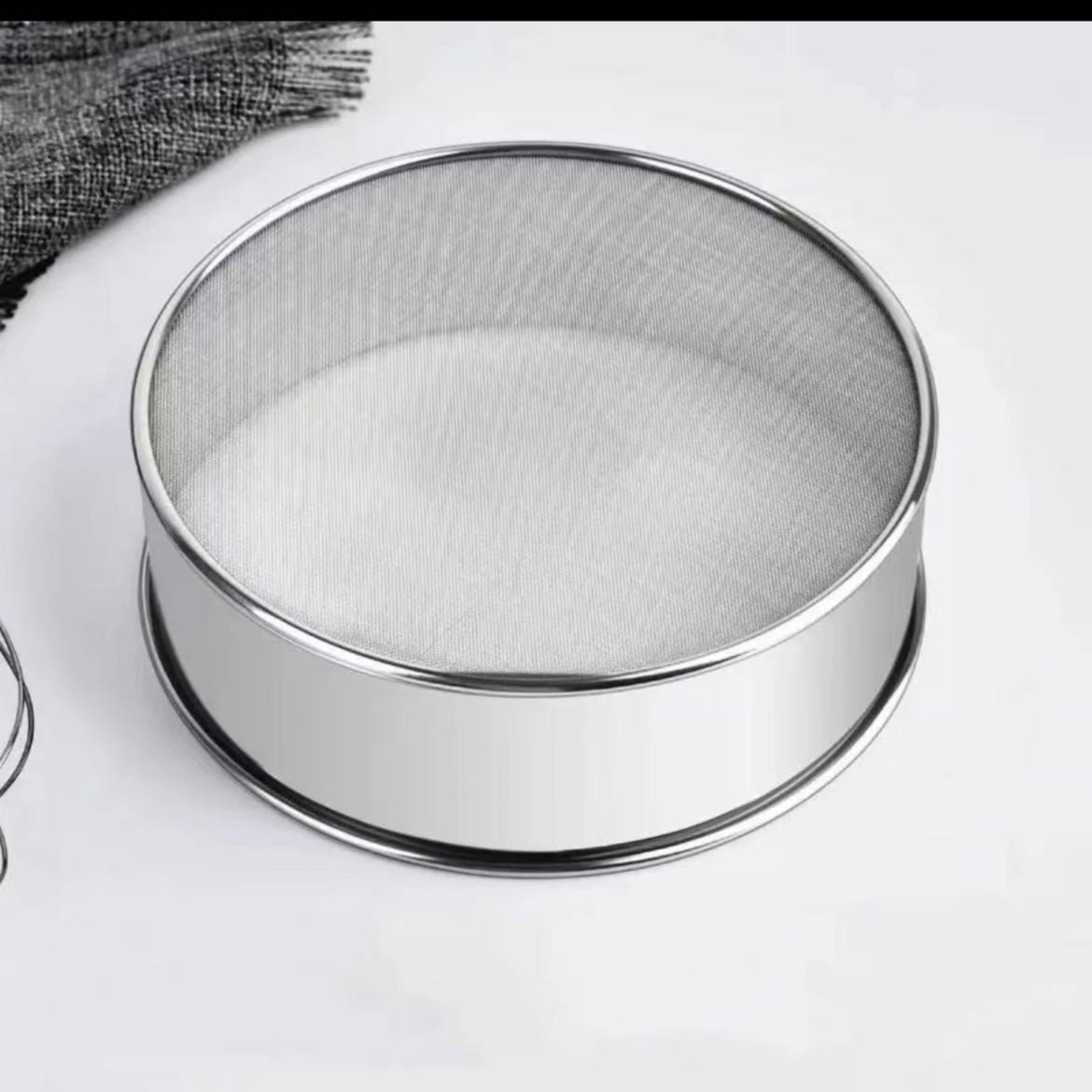 筛子面粉筛不锈钢手持40目超细家用筛网过滤网筛多功能沥水烘焙