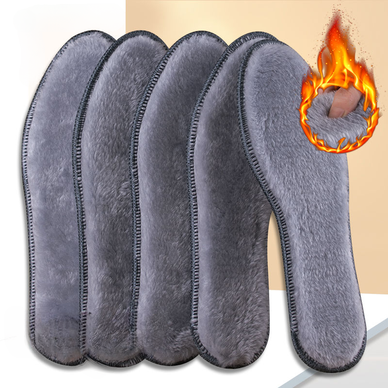 香薰保暖鞋垫冬季蓄热加厚鞋垫男防臭棉鞋垫冬天加绒鞋垫女士毛绒