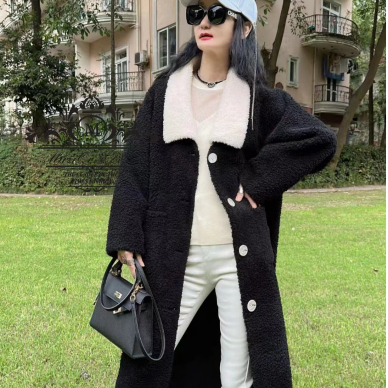 M33G008绵羊毛简约潮流大衣