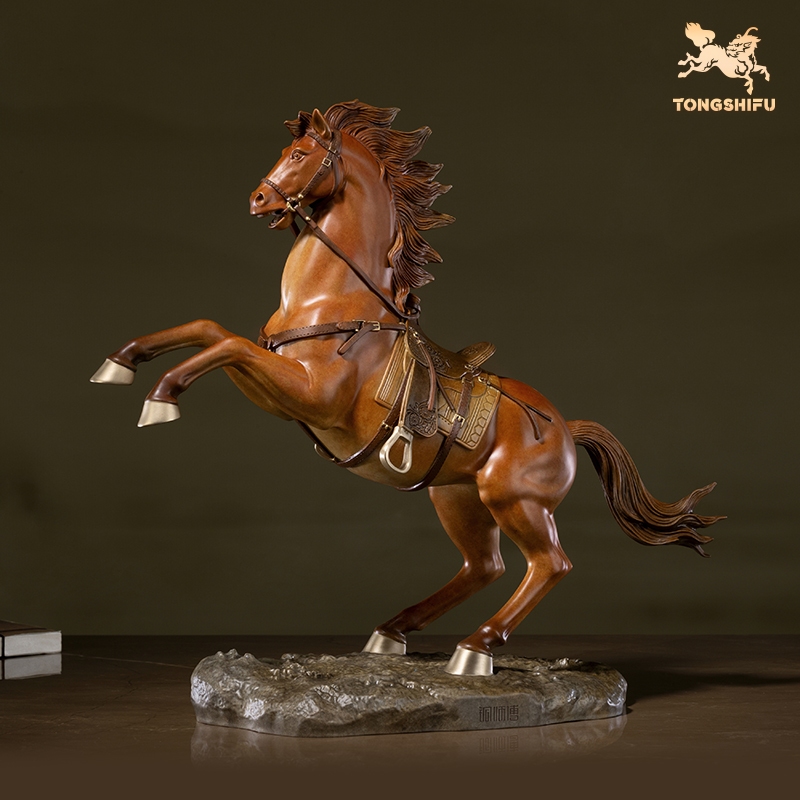 铜师傅《战马传说》客厅桌面铜马摆件 家居装饰品 开业礼物