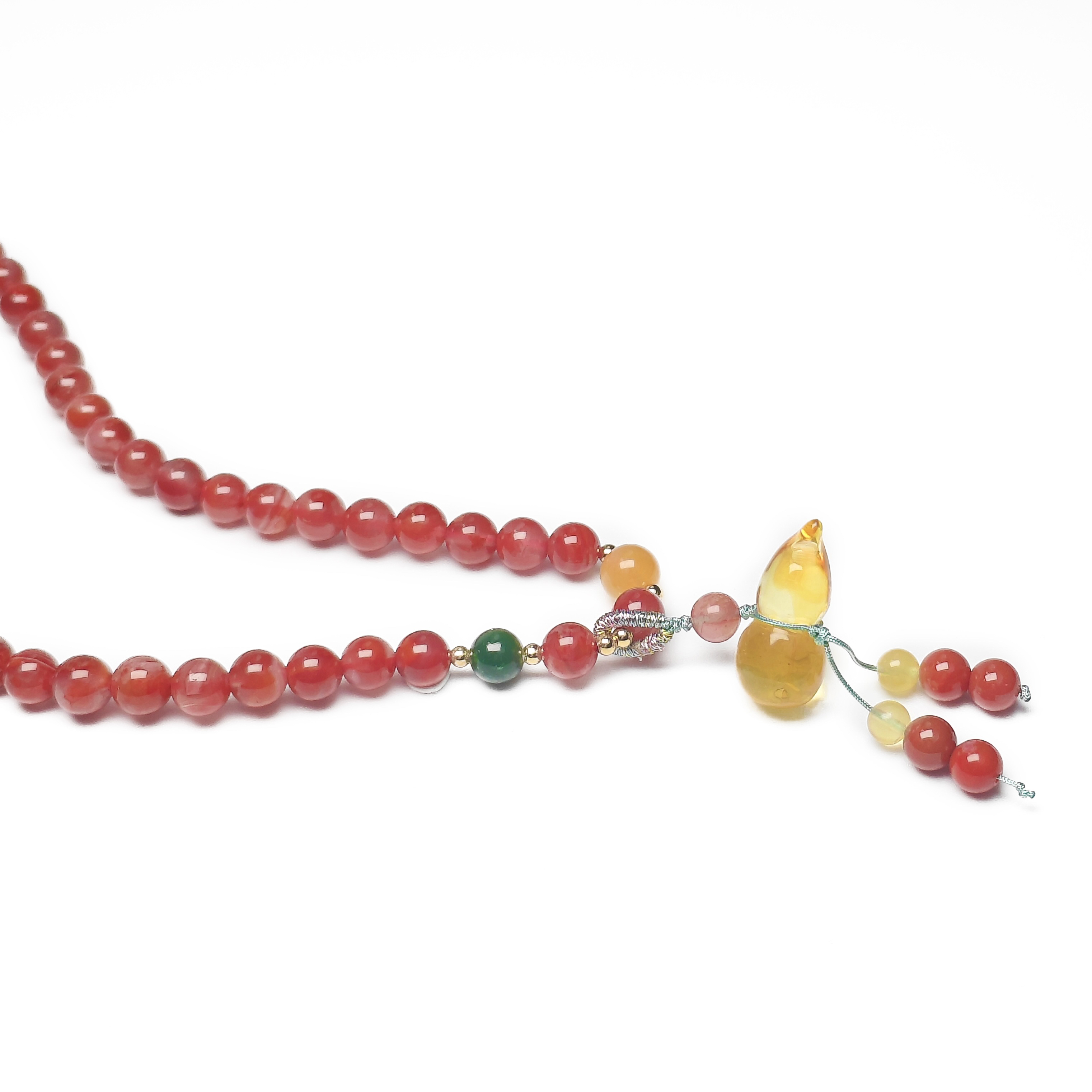 【金媛珠宝】冰飘南红葫芦项链手串国风轻奢气质时尚