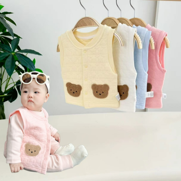 婴儿衣服0-1岁春秋冬季三季儿童保暖三层夹棉男女宝宝纯棉上衣