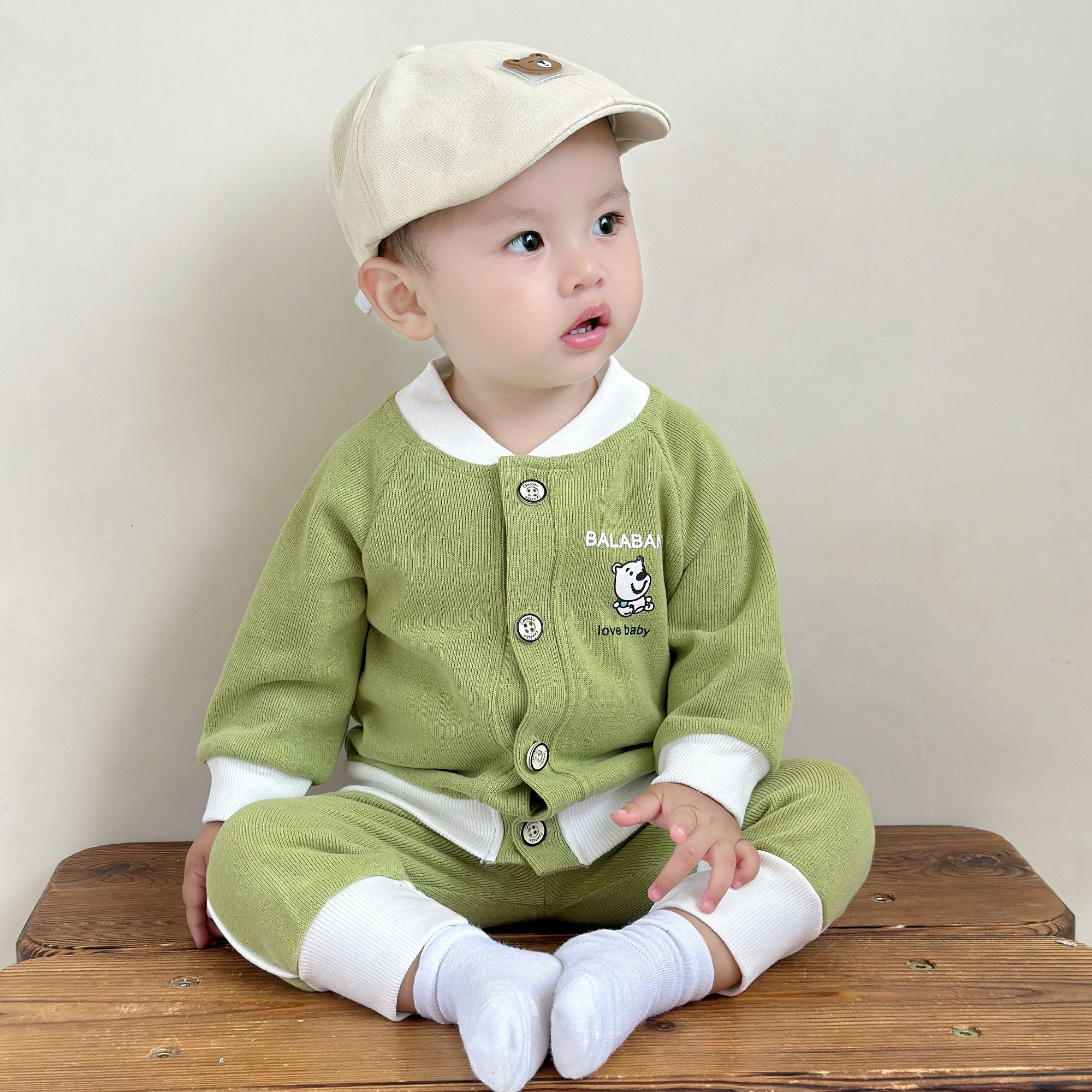 超夏季婴幼儿男女童婴儿套装衣服宝宝洋气小孩小童儿童二件套春款