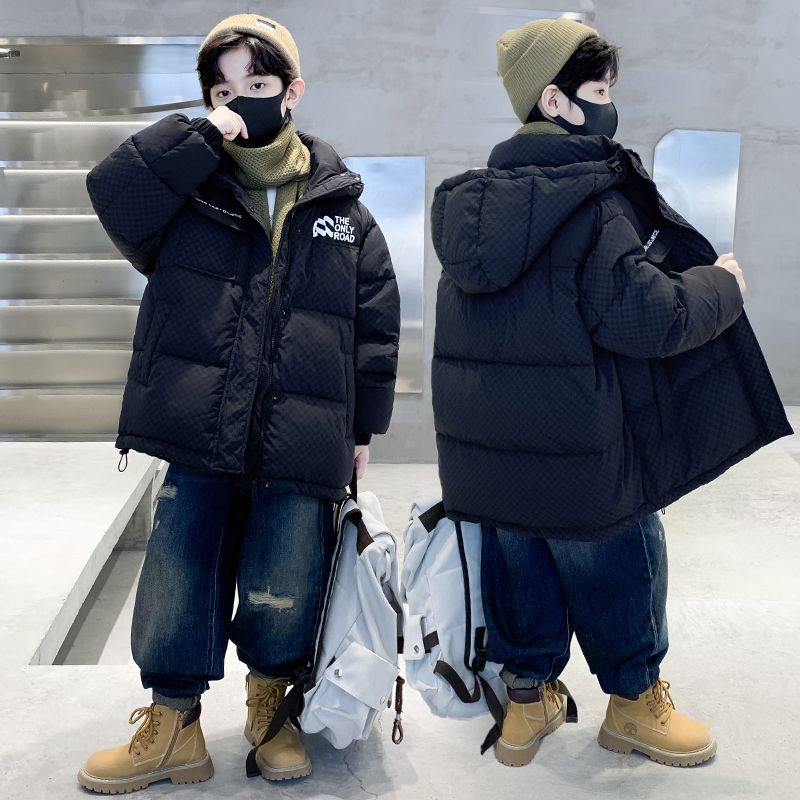 新品巴拉巴拉儿童羽绒服男童冬季白鸭绒2024新款男款潮牌洋气大童