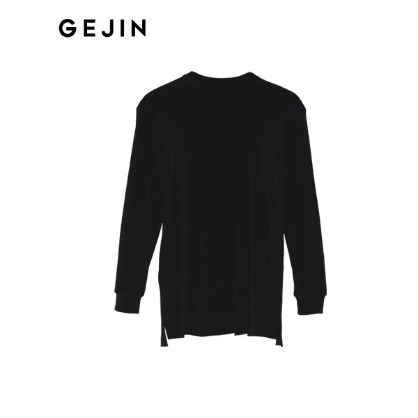 GEJIN/歌锦2024冬季新款轻奢时尚休闲百搭打底外穿T恤9412423171