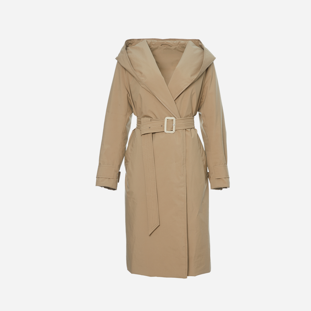 GEJIN/歌锦2024冬季新款轻奢时尚简约收腰中长款鹅绒服9482443250