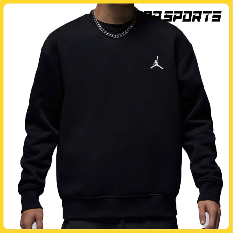 nike耐克男子AS M J FLT MVP GFX FLC CREW针织套头衫FB7020-010