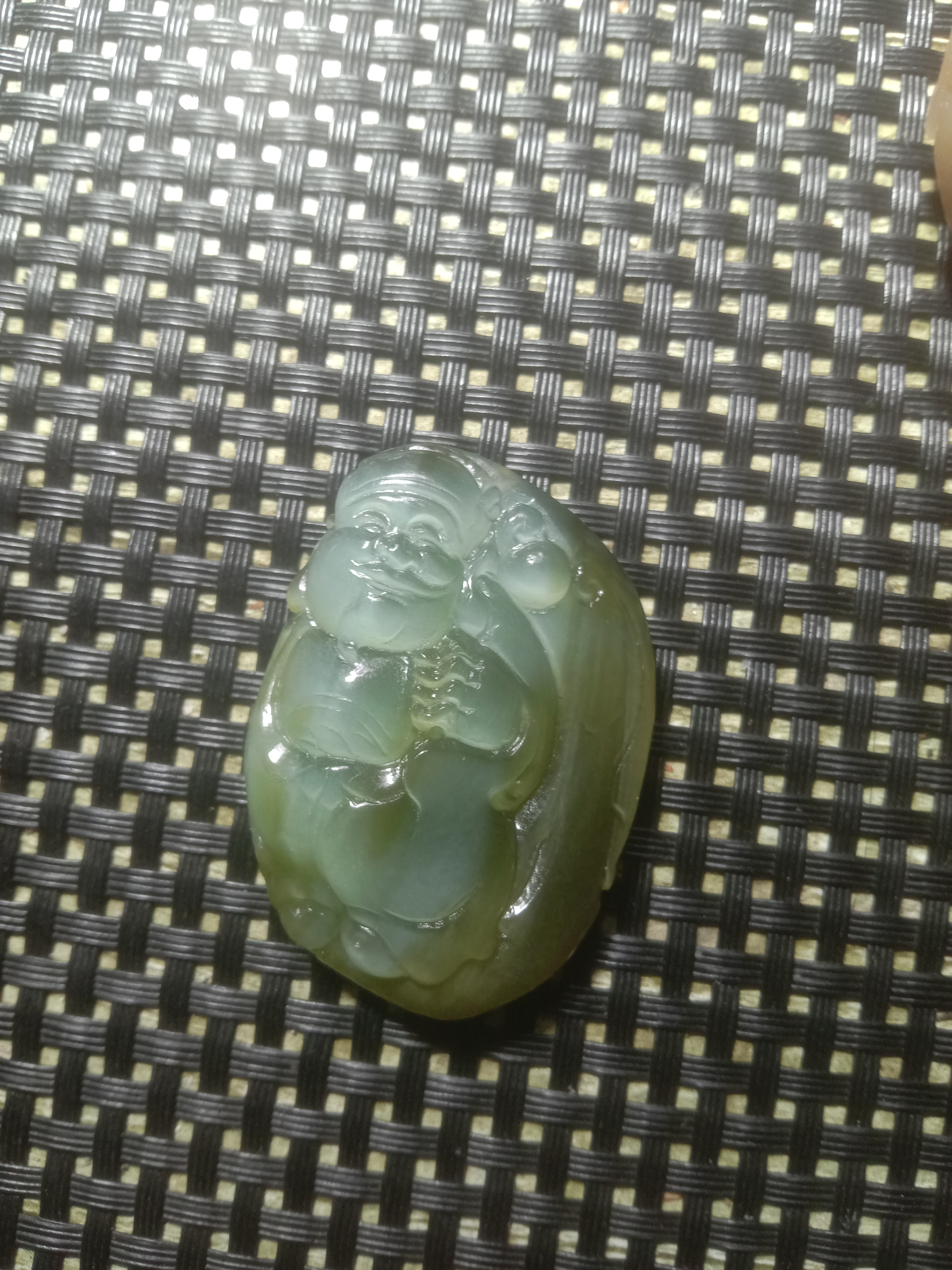 和田玉，碧玉，猫眼，财神爷