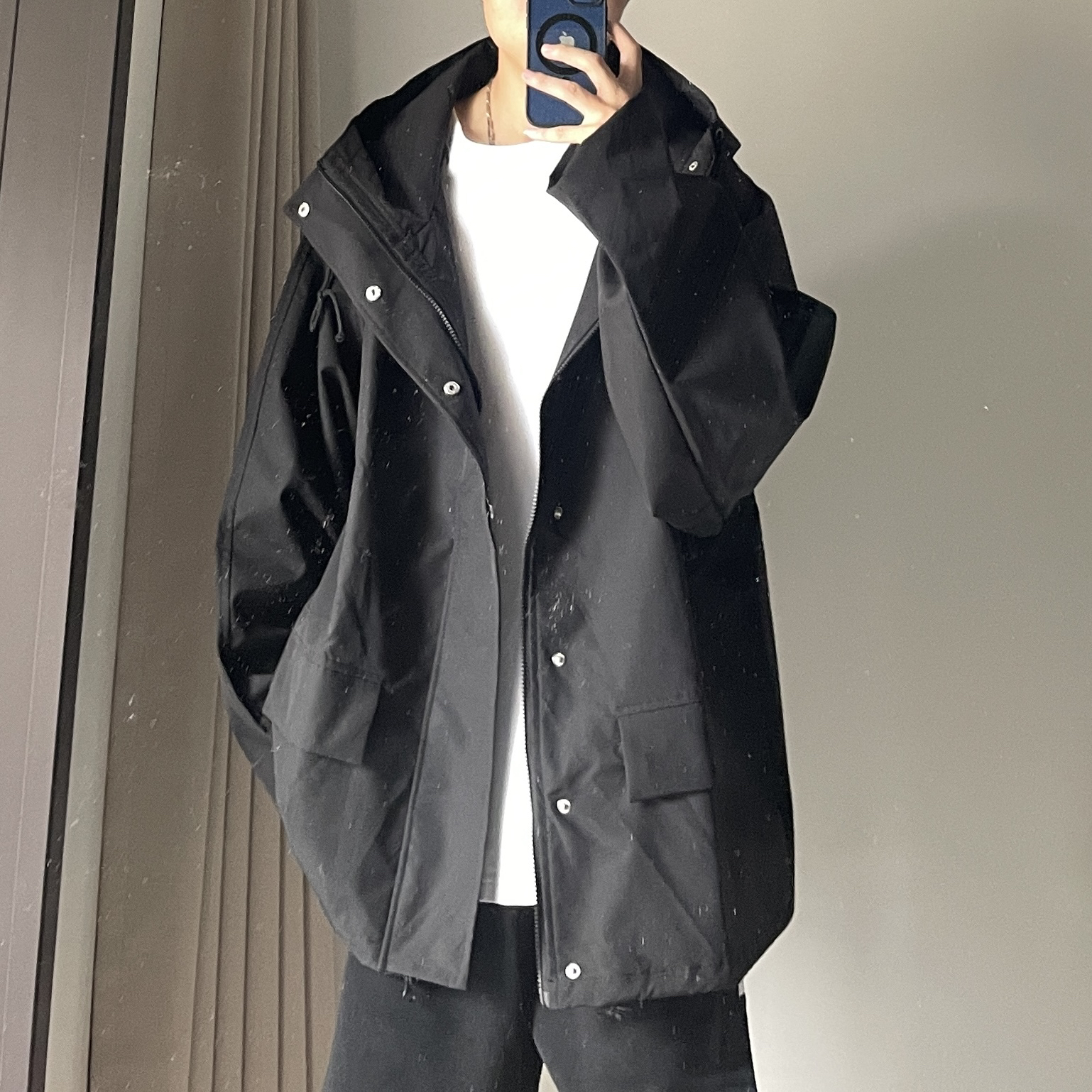 Jimei·户外高街高级感大码冲锋衣机能外套【大码】