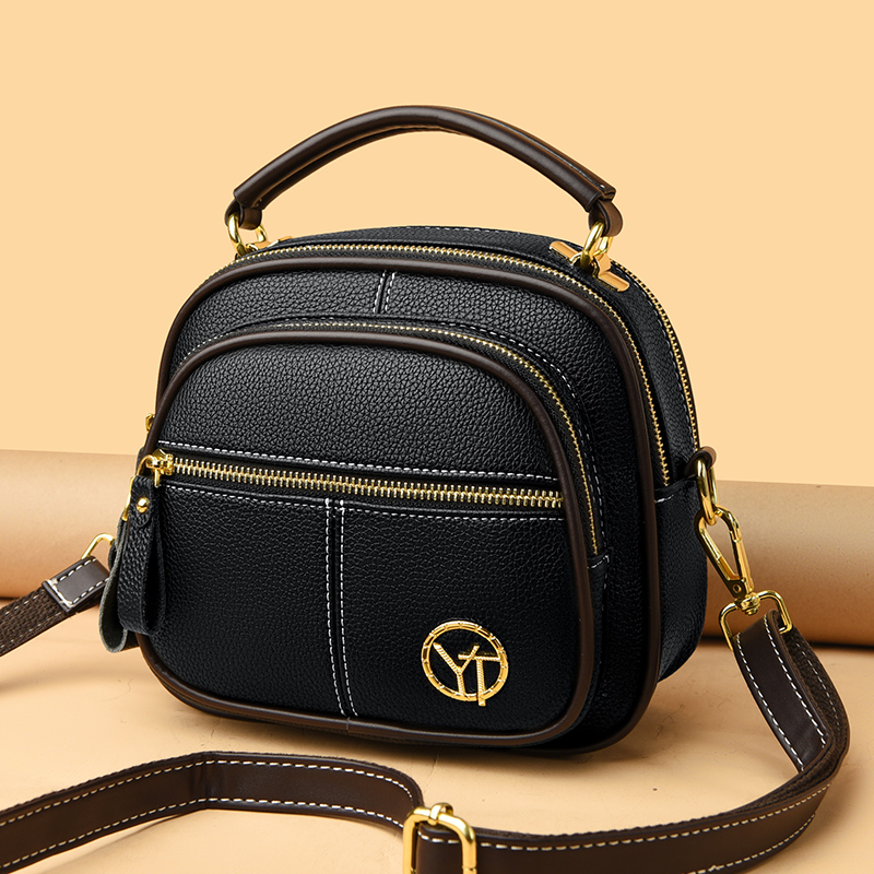 2025新款上新苹果包手提单肩斜挎多层实用女包斜挎包潮流百搭时尚