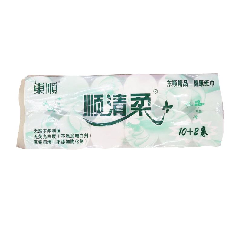 顺清柔卫生长卷纸卫生纸12卷 3kg/提