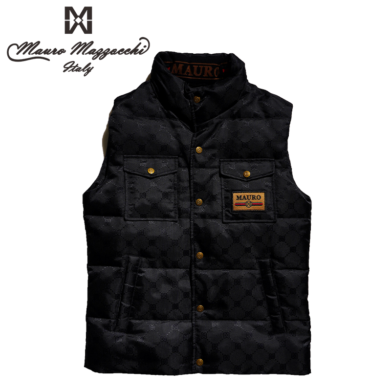 Mauro/玛路男士立领羽绒背心时尚舒适防风保暖户外外穿秋冬季9303