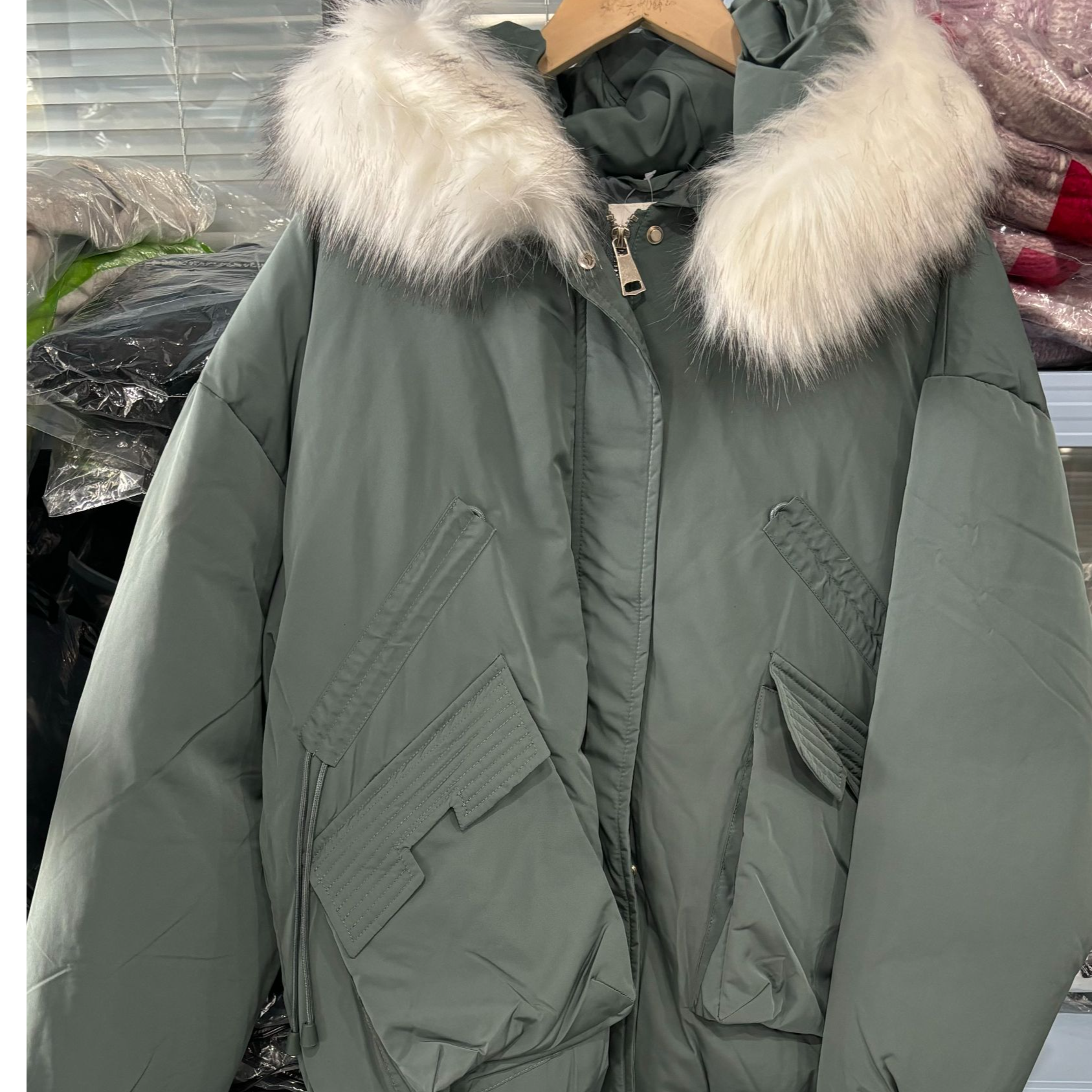 直播扣号女装外套