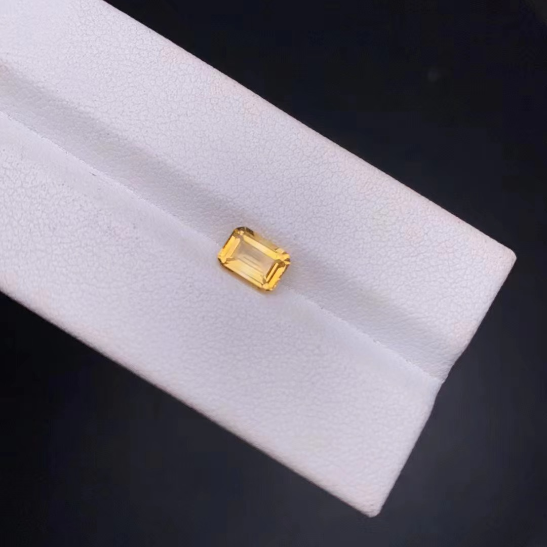 天然彩宝黄水晶 支持定制镶嵌 来图定制 福利单品