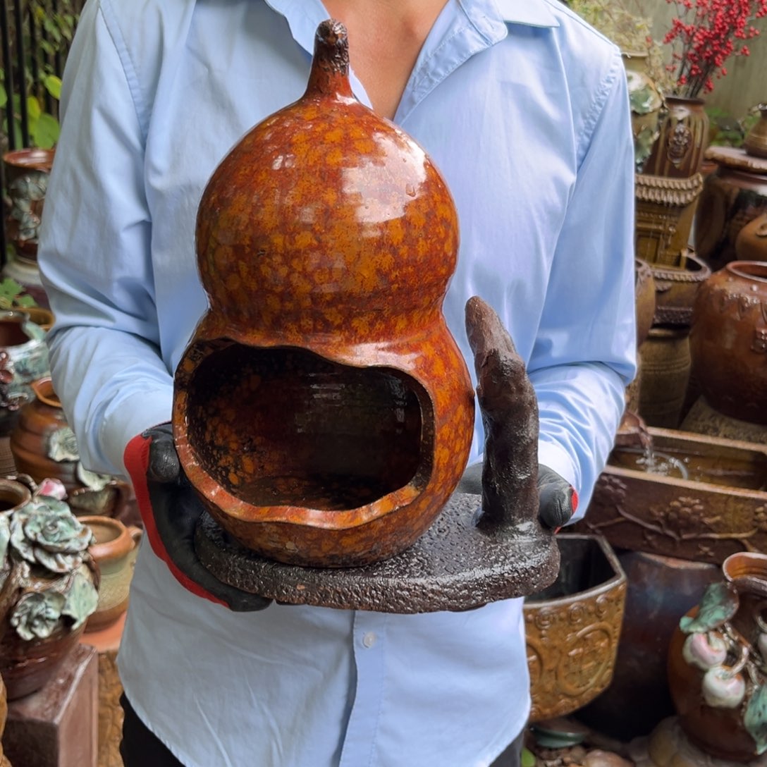 红陶20CM（含）-50CM（不含）高30口14无孔