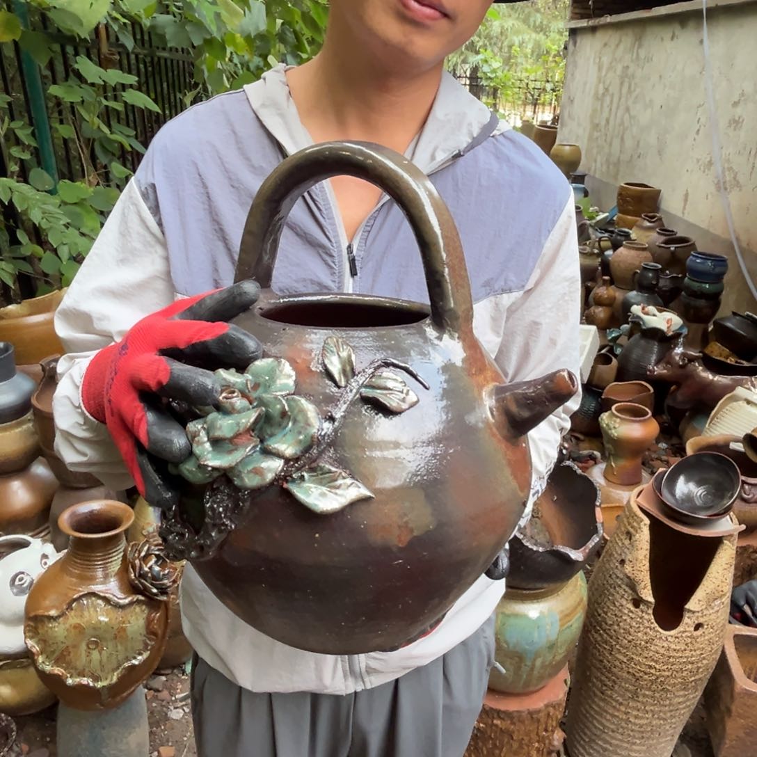 红陶20CM（含）-50CM（不含）高24口14无孔