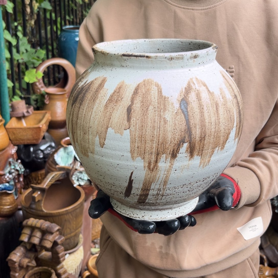 红陶20CM（含）-50CM（不含）高2 1口17有孔