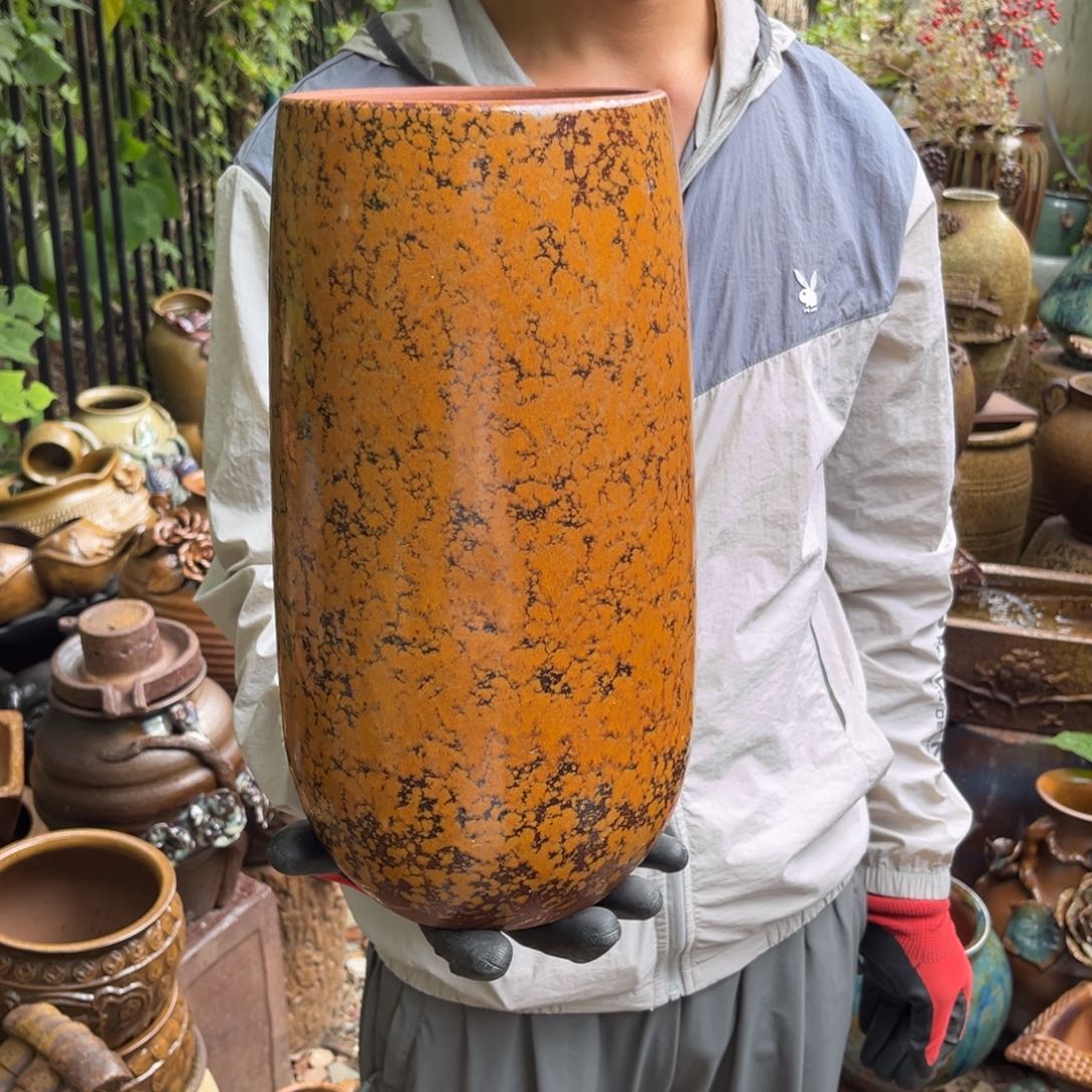 红陶20CM（含）-50CM（不含）高34口15有孔