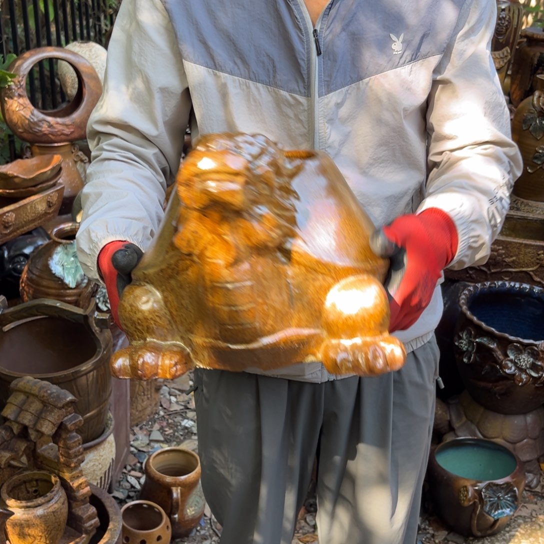 红陶20CM（含）-50CM（不含）高2 0口16无孔