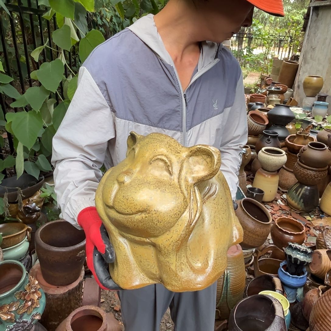 红陶20CM（含）-50CM（不含）高28口21无孔