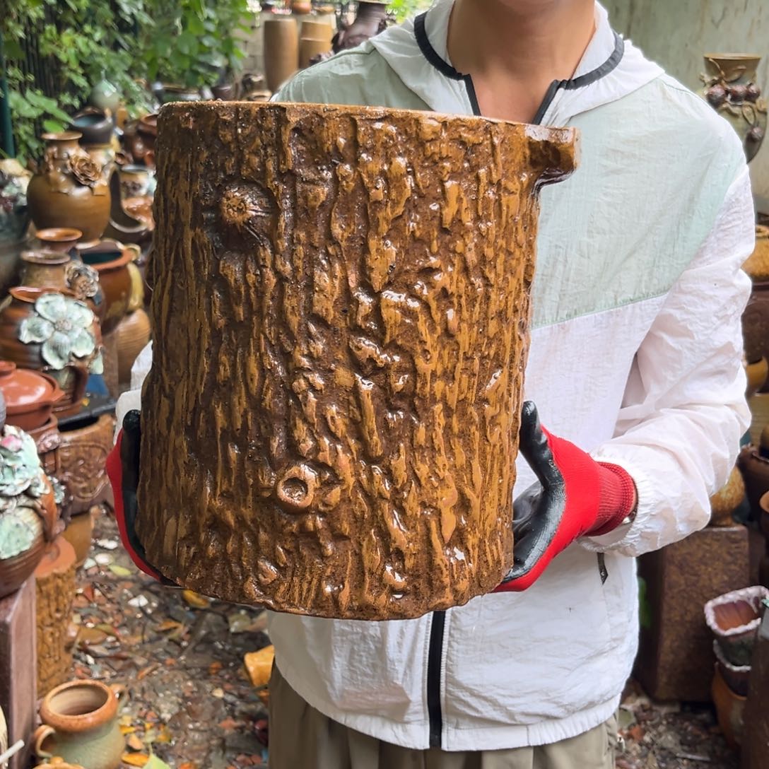 红陶20CM（含）-50CM（不含）高30口24有孔