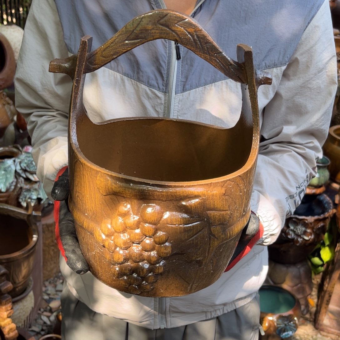 红陶20CM（含）-50CM（不含）高15口21无孔