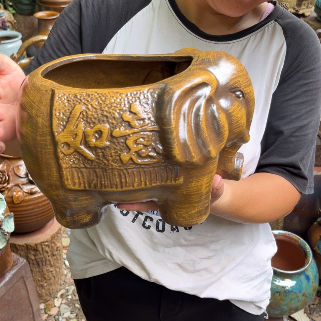 红陶20CM（含）-50CM（不含）高16口15无孔