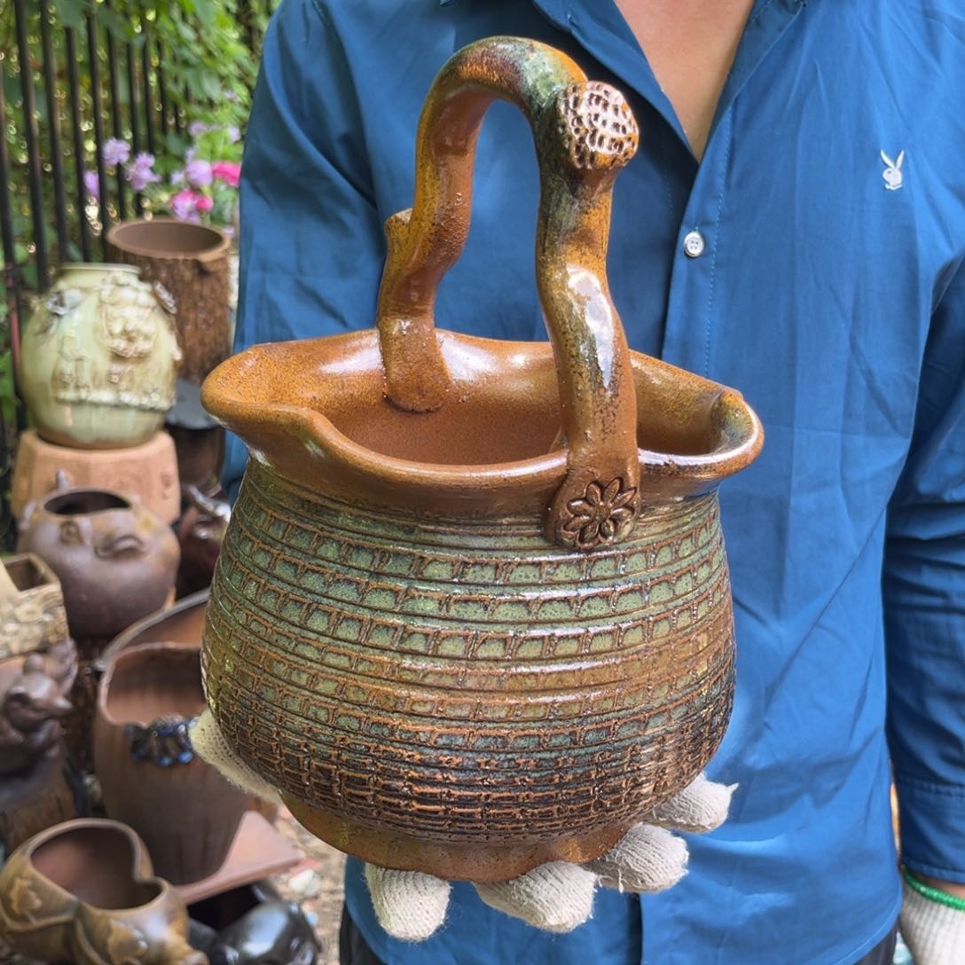 红陶20CM（含）-50CM（不含）高16口20无孔