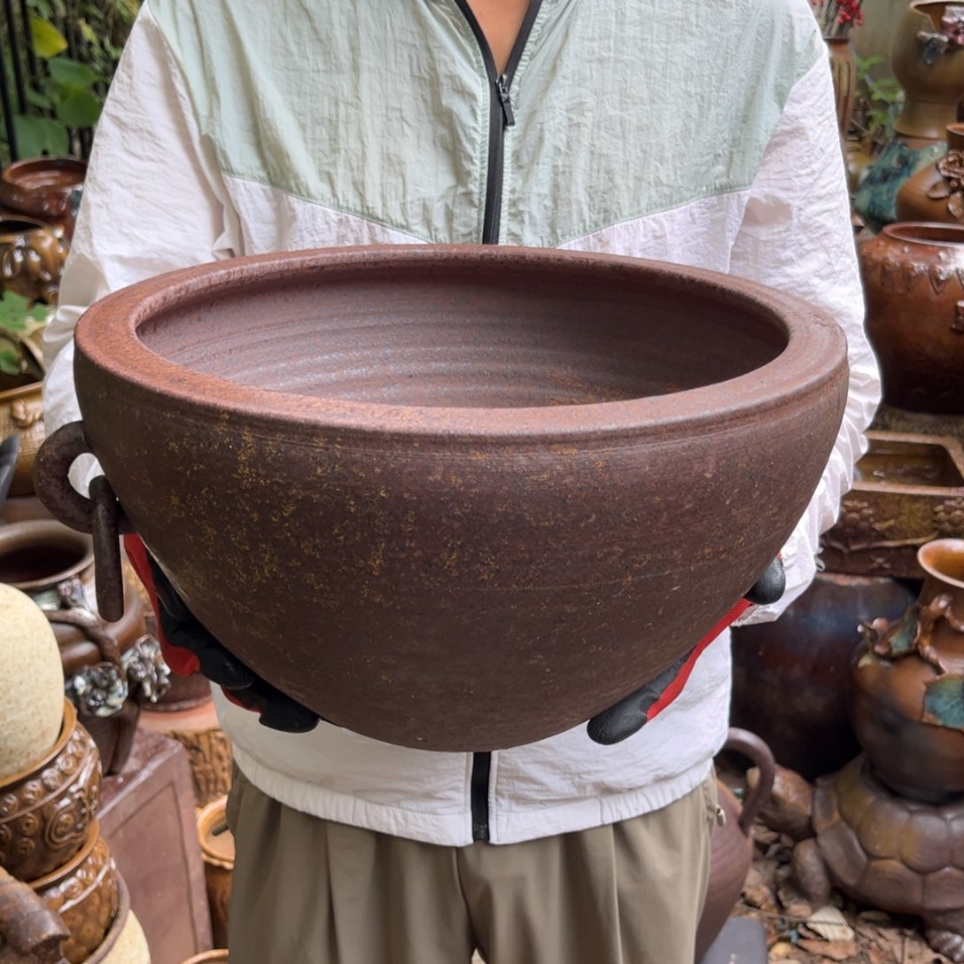 红陶20CM（含）-50CM（不含）高22口33无孔