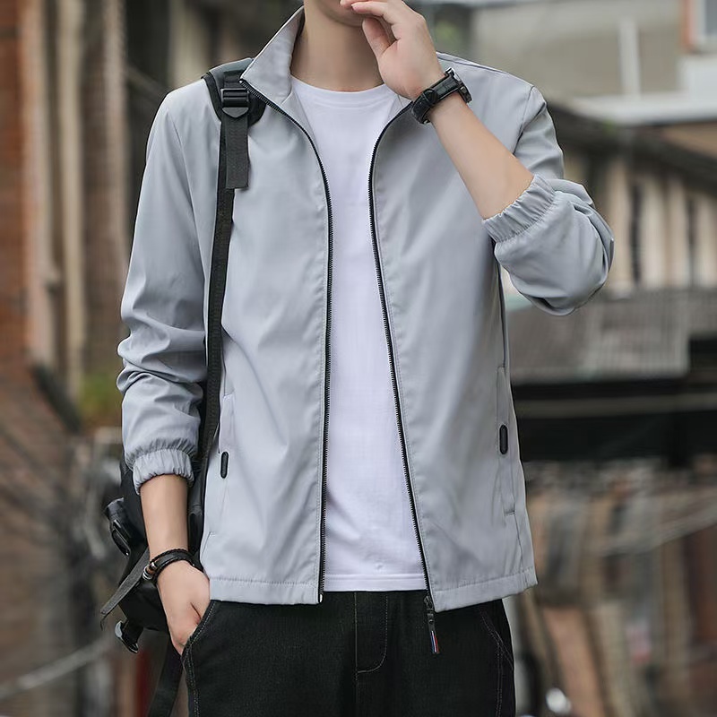 B001-200夹克男士休闲春秋季潮流百搭透气