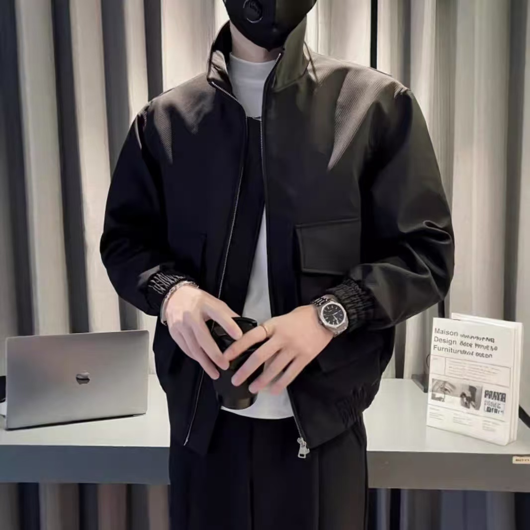 U800-999 男士男款时尚休闲百搭秋季男夹克春款春秋春秋简约简约