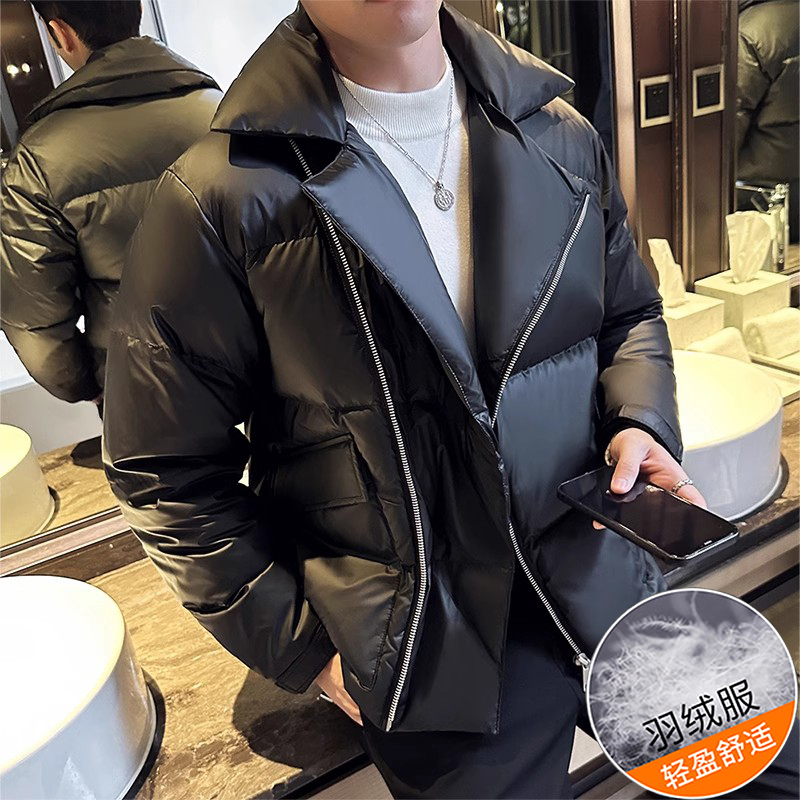 GOOMIL LEE轻薄款羽绒服外套男秋冬季爆款潮牌时尚白鸭绒帅气夹克