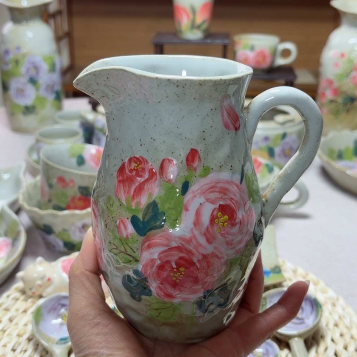 【闪购商品】陶瓷我****a景德镇陶瓷手绘作品
