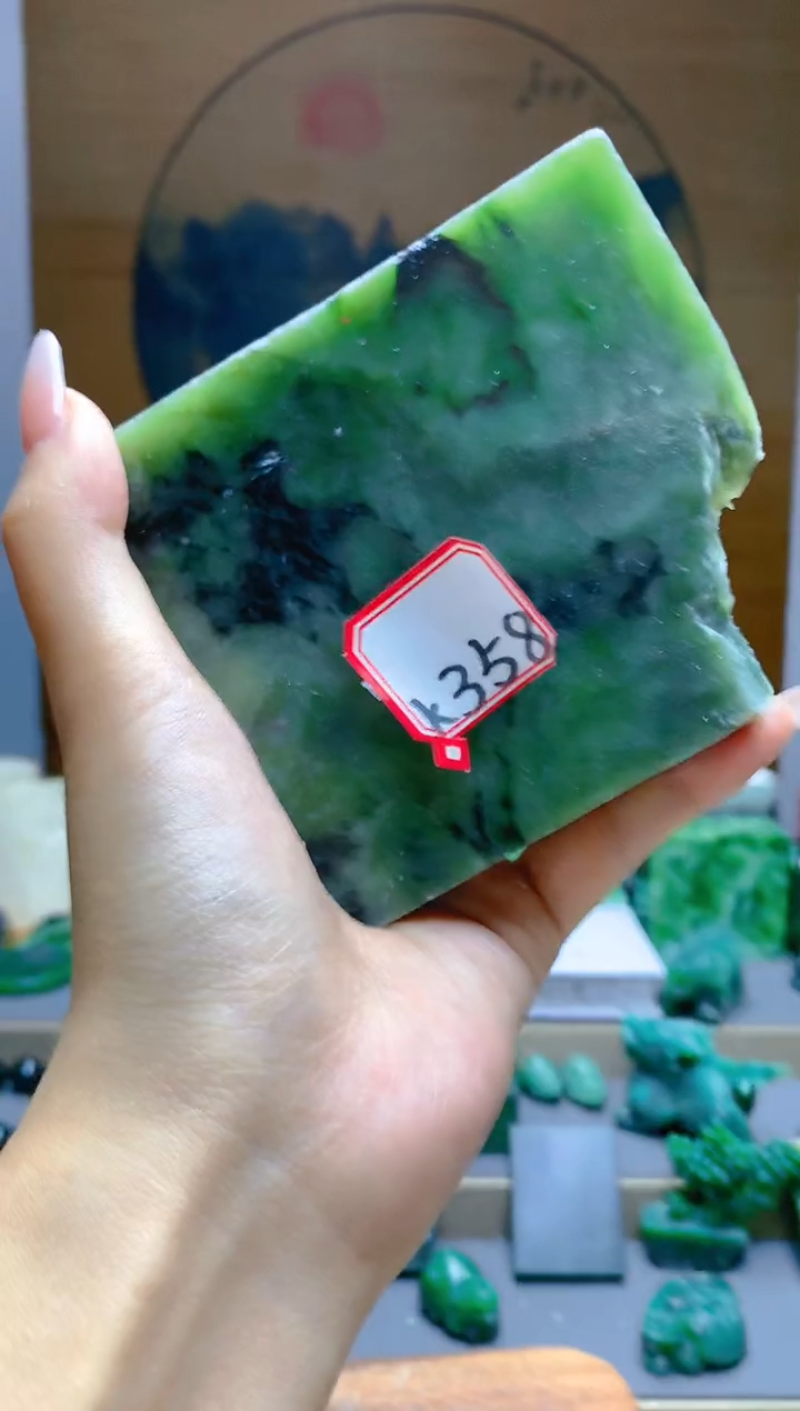 【闪购商品】和田玉（碧玉）珠宝半成品未镶嵌1