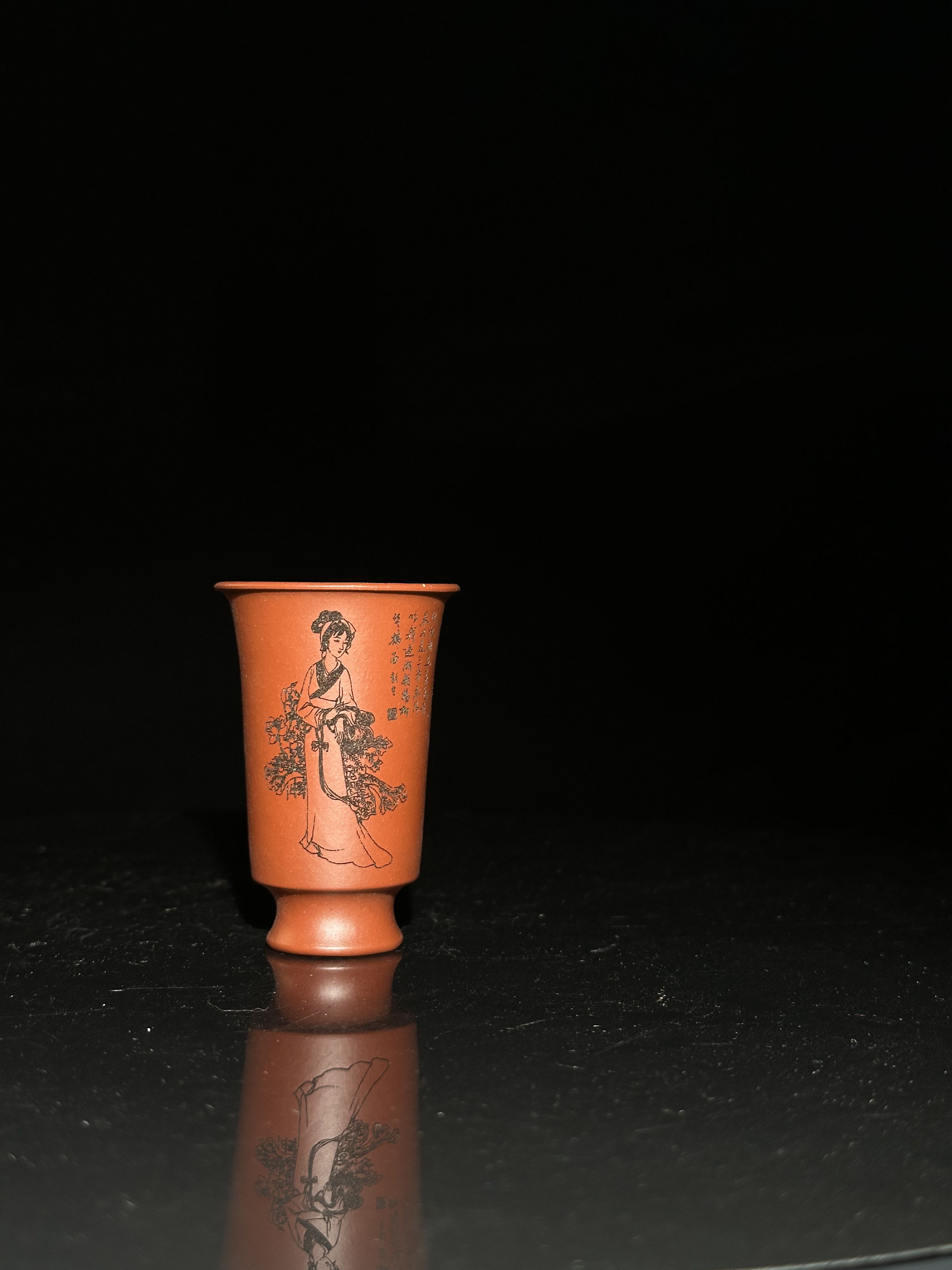 紫砂原矿仕女闻香杯