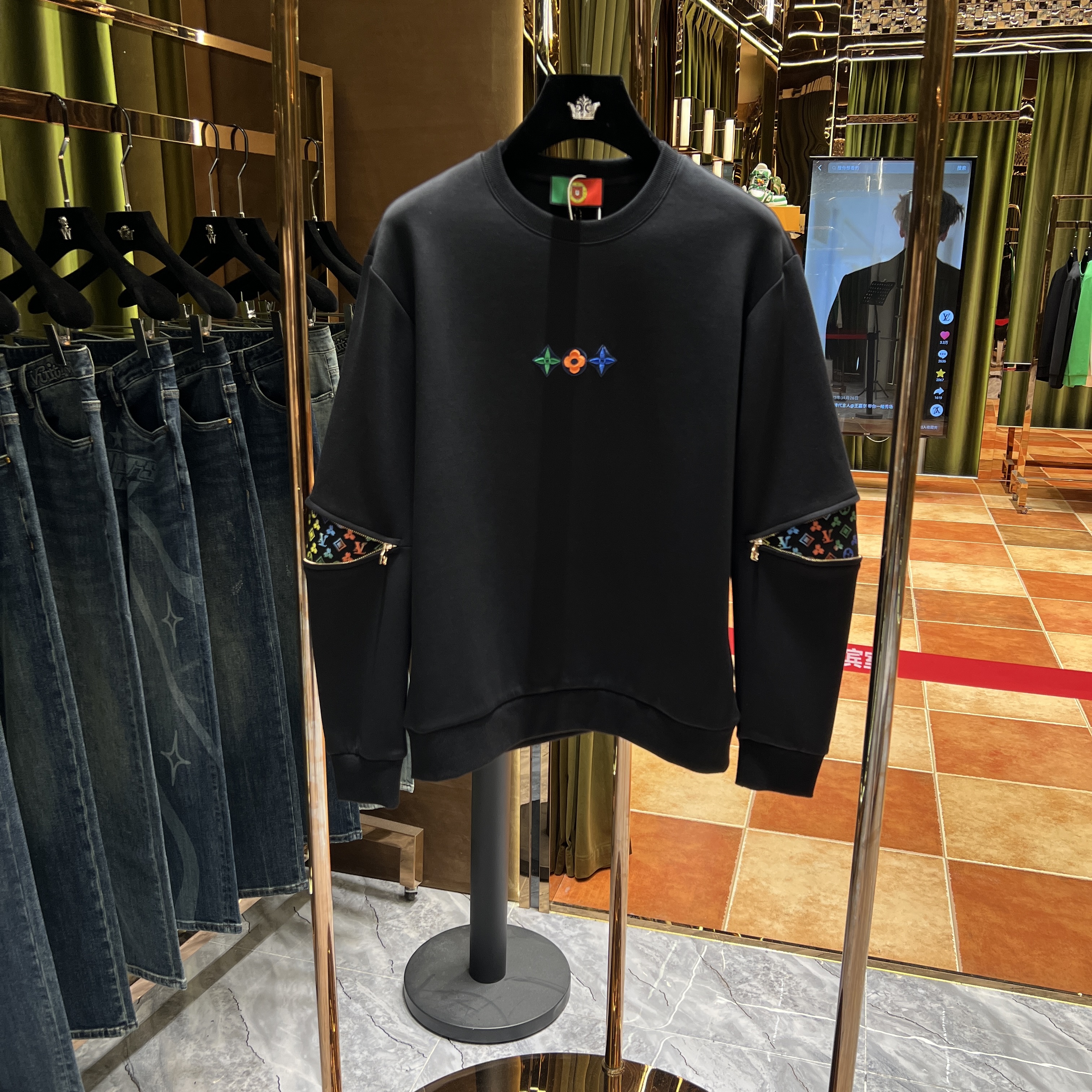 x【灼灼专属】秋冬新品轻奢高定男女同款卫衣88962