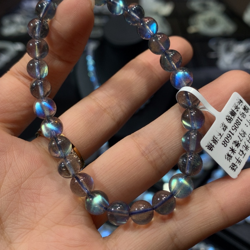 【闪购商品】拉长石手链未镶嵌7