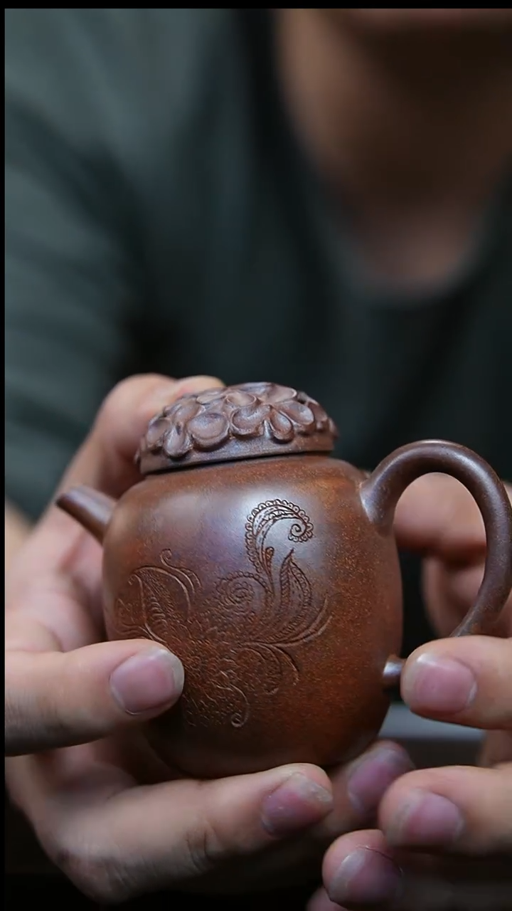 【闪购商品】紫砂茶壶136  情比金坚壶