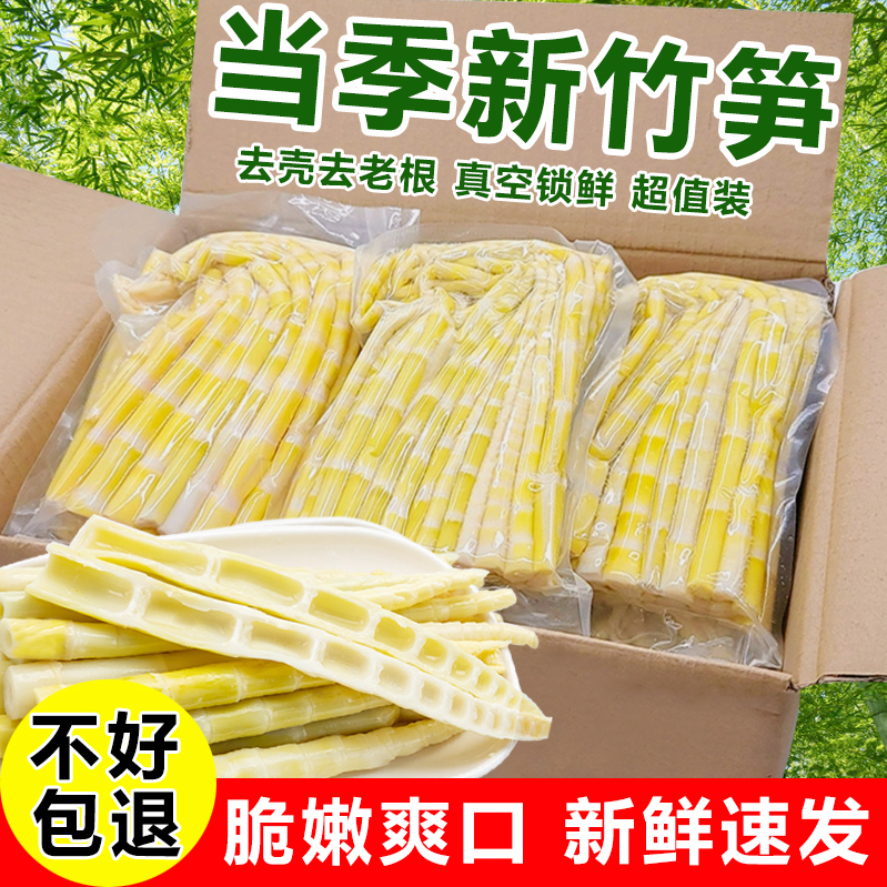 竹笋新鲜嫩笋尖春笋脆笋鲜竹笋罗汉笋子方竹笋新鲜笋尖商用食材