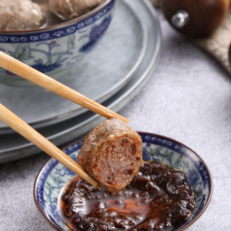 牛肉丸真空即食丸子高蛋白关东煮火锅烧烤食材250g