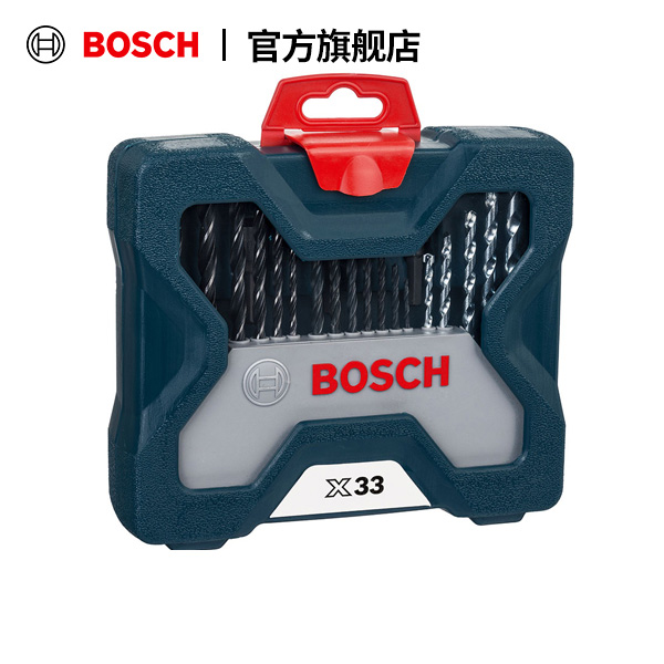 博世（BOSCH） 金工木工石工批头钻头混合套装 X33（33支）