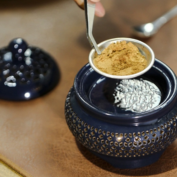 中式复古调温电香炉家用室内熏香沉香安神焚香炉陶瓷电热香炉